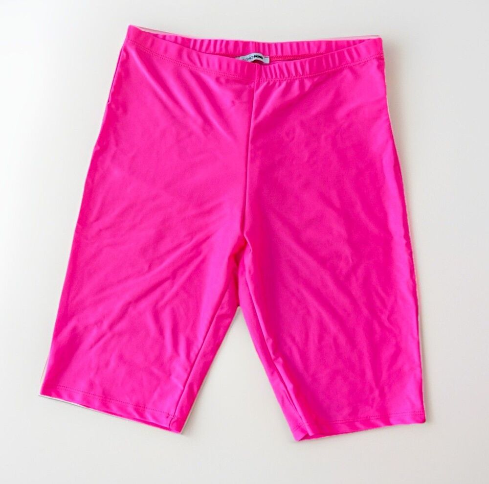Fashion Nova Neon Pink Biker Shorts Size M